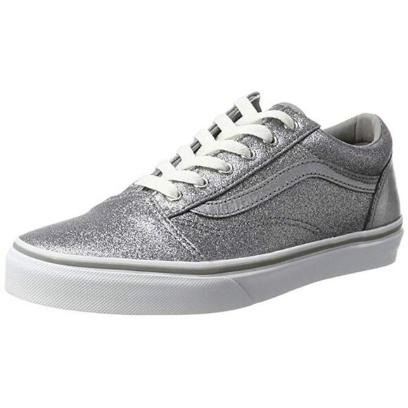 Silver Sparkly Vans - Picture 1 of 4